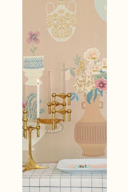 Afbeeldingen van Kleurcombinatie Floral Daiquiri XL Misty Gray - 903-01 - 08029-01